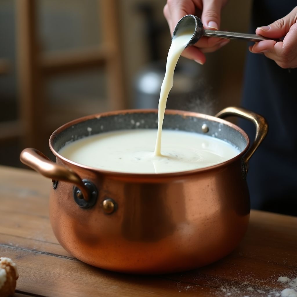 Elaboración de dulce de leche