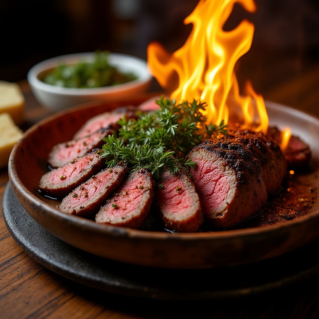 Asado argentino tradicional